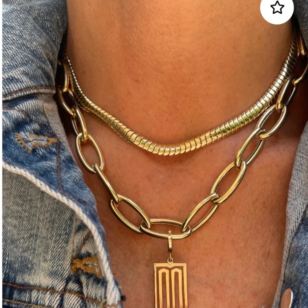 Shylee rose cobra necklace